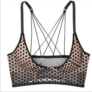 NWOT Starburst Quarter Cup Bra 32D